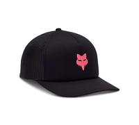 Fox Racing Women's Boundary Trucker Hat, Black/Pink, One Size