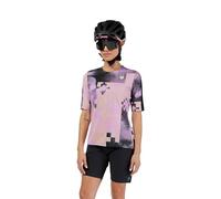 Fox Racing Women's Flexair Ascent Short Sleeve Mountain Bike Jersey, Dusty Rose Pulse, Large
