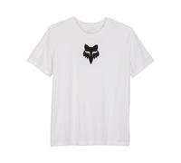 Fox Racing Women's Fox Head Short Sleeve Tee T-Shirt, White, Small