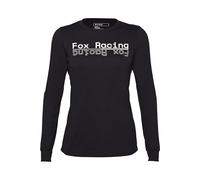 Fox Racing Women's Long Sleeve Cycling Jersey Fox Lady Ranger DR MD Black L Shirt, L