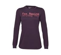 Fox Racing Women's Long Sleeve Cycling Jersey Fox Lady Ranger DR MD Dark Purple S Shirt, S