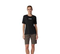 Fox Racing Women's Ranger Short Sleeve Jersey Shirt, Black Wordmark, Medium