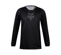 FOX Racing Youth 180 BLACKOUT MX Jersey (Black/Black)