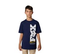Fox Racing Youth Checker T shirt Blue & White Prem Tee 38449-007 NVY