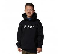 Fox Racing Yth Absolute Fleece Po Youth Pullover Hoodie, Lightweight Cozy Fleece, Iconic Branding, Perfect For Schoolyards & Trails, Black, Size: L