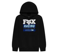 FOX Racing Youth Hoodie - SINCE 74 Fleece Pullover (Black)