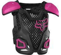 Fox Racing - Youth R3 - Motocross Chest Protector - Lightweight, Neck Brace Compatible, Non-Slip Fit, Guards, Motocross, Black/Pink, OS