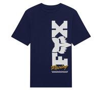 FOX Racing Youth T-Shirt - CHECKER SS TEE (Navy)