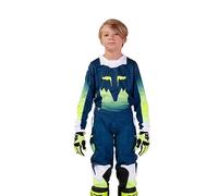 Fox Racing Yth 180 Flora Jersey, Windbreaker, Unisex Kids, Blue, L