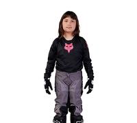 Fox Racing Yth Girls Blackout Jersey, Windbreaker, Unisex Kids, Black, S