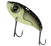 Fox Rage Big Eye Blade Spinning Bait, Colour: UV Black and Gold, Length / Weight: 4 cm / 8 g