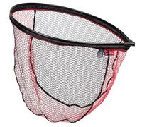Fox Rage Floating 60cm Rubberised Landing Net | Lightweight Lure Fishing Net | Durable Floating Designed | Black and Red Fish Friendly Mesh | Fits Fox Rage Telescopic Handles | Code NLN034