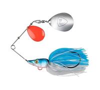 Fox Rage Giant Spinnerbait Herring 40g 14cm | Pike Lure | NSA084 | Oversized Willow Spoons | Robust Silicon Skirt | Detailed Head with 3D Eyes