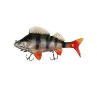 Fox Rage Ultra Naturals Replicant Perch 28cm 365g | Giant Size Pike Fishing Lure | Lifelike Finish | Irresistible Action | Durable Harness Style Rigging | for Trolling or Heavy Casting | Code NRE589