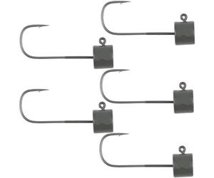 Fox Rage Micro Ned Heads Green | Size 1 Hook 5g | for Delicate Presentations with Buoyant Soft Plastic Lures | Flat Head Jig Ensures Perfect Bottom Contact for Maximum Sensitivity | Code NJX162