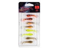 Fox Rage Micro Spike Mixed 4cm x 8pcs Colour Lure Pack