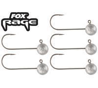 Fox Rage Pike Predator Fishing Micro Jigs with Super Sharp Hook size 2 4g x 5