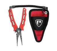 Fox Rage Pike Predator Fishing Stainless Steel Serrated Jaw Spring Loaded Belt Pliers 18.5cm