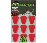 FOX Rage Predator Bait Fins Red Qty 25 FAC104