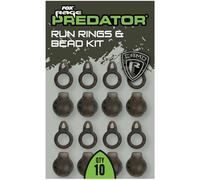 Fox Rage Predator Camo Run Rings and Bead Kit 10pcs