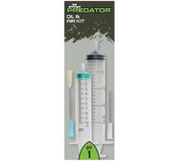 Fox Rage Predator Oil & Air Kit – Pops Up Pike Deadbaits, Revitalises Baits – 2x Syringes