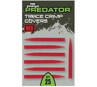 FOX Rage Predator Red Trace Crimp Covers Qty 25 FAC100