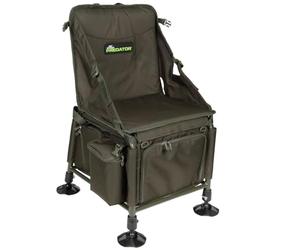 Fox Rage Predator Ruck Chair | Combines a Comfortable Fishing Seat with a Practical Rucksack | Adjustable Backrests | Extending Legs | Ample Tackle Storage Space | Insulated Rear Pocket | Code FLU013