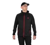 Fox Rage Pro Series Technical Hoodie 3XL | Lure Fishing Lightweight Hoodie | Storm Grey/Chilli Red Colour Scheme | Cool and Breathable | Drawstring Neck | Zipped Storage Pockets | Code NPR596