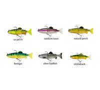 Soft lure for predators Fox Rage Jointed Rep 23cm 9inch Doré 23 cm
