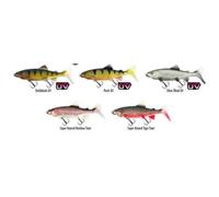 Fox Rage Replicant Trout 23 cm 130 g Shallow Rubber Fish, Colour: Supernatural Golden Trout
