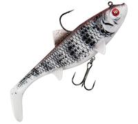 Fox Rage Replicant Wobble Rubber Fish Swimbait, Colour: Zebra UV, Length / Weight: 23 cm / 155 g