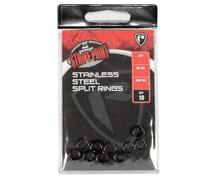 Fox Rage SP Stainless Steel Split Ring - 10 Snap Rings, Size: L