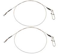 Fox Rage Strike Point 49 Strand Leader 40 cm - 2 Steel Leaders, Load Capacity: 34 kg / 75 lb