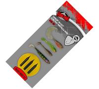 Fox Rage Strike Point Drop Shot Micro Ready Rig Size 6 | Micro Lure Pack | Use Straight from Pack | Strike Point Drop Shot Hooks | Tied with Drop and Jig Fluorocarbon | 3x Weights | Code NRR143
