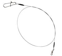 Fox Rage Strike Point Titanium Leader 40cm 40lb/18kg, Single Strand, Anti-Tangle, Pike Lure Fishing Trace, Code NWL061.