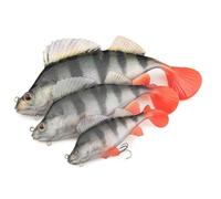 Fox Rage Ultra Naturals Replicant Perch 10cm 19g, Lifelike 3D technology, Paddle Tail, Internal Harness for Treble Hook, Chin Loop for Tungsten Weights, Code NRE504.