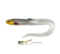 Fox Rage Ultra UV Slick Eel Lure 21cm - Silver Halo