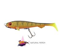 Fox Rage Ultra UV Super Slick Shad Loaded 18cm 49g Lure - Natural Perch