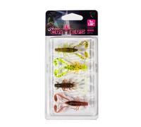 Fox Rage UV Micro Critter 5cm x 4pcs Mixed Colour Lure