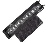 Fox Rage Voyager 1.3m Measure Mat NLU098 - Black Fishing Measuring Mat, 30 X 15 X 9 Cm (134 X 30 Cm Unrolled)