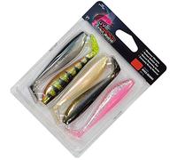 Fox Zander Pro Ultra UV Shad - 12cm Mixed Colours 5pcs