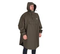 Fox Rain Poncho Khaki One Size | 10,000mm HH Waterproof | Welded Seams | Durable 2-layer Construction | ¼ Zip with Storm Baffles | Double Bungee Adjusters for a Secure Fit | CFX591