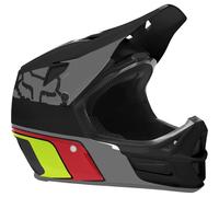 FOX Rampage Comp Helmet - Men - Black / Grey / Red - size L- model 2023 L