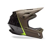 Fox Rampage RS Splice Full Face Mountain Bike Helmet in Military Green L