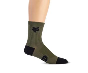 Fox Ranger 6in MTB Socks Olive Green