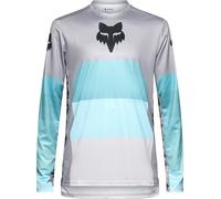 Fox Ranger Grid Mens Cycling Jersey Grey Long Sleeve MTB Mountain Bike Ride Top