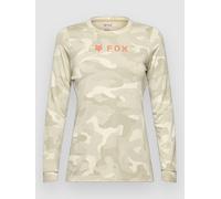 FOX Racing - Women's Ranger Tru Dri L/S Jersey - Cycling jersey size L, sand