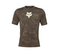 Fox Ranger TruDri Short Sleeve Mountain Bike Jersey in Dirt Brown M
