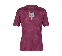 Fox Ranger TruDri Short Sleeve Mountain Bike Jersey in Sangria XL