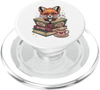 Fox Read Books Be Kind Stay Weird Reader Cute Nerd Bookworm PopSockets PopGrip for MagSafe